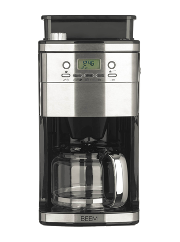 BEEM Machine à café filtre avec moulin - 1,5 l - Fresh Aroma Perfect Superior - Verre - 
