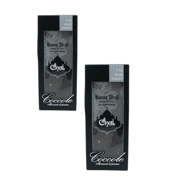 Tè nero Chai - Nuova Delhi - 25 gr - Pack 2 × Scatola di cartone 25 g