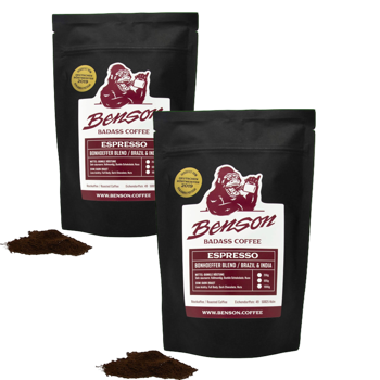 Bonhoeffer Blend - Espresso - Pack 2 × Mahlgrad Moka Beutel 250 g