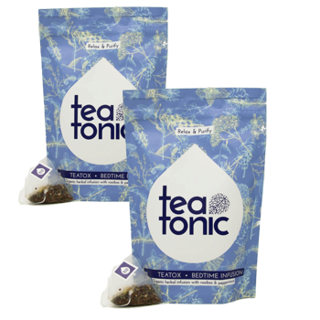 Teatox Bedtime Infusion 28 jours - Pack 2 × Sachets de thé 70 g