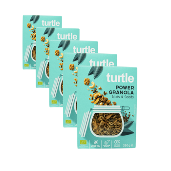 Bio Power Granola Nüsse & Samen - Pack 5 × Pappschachtel 350 g