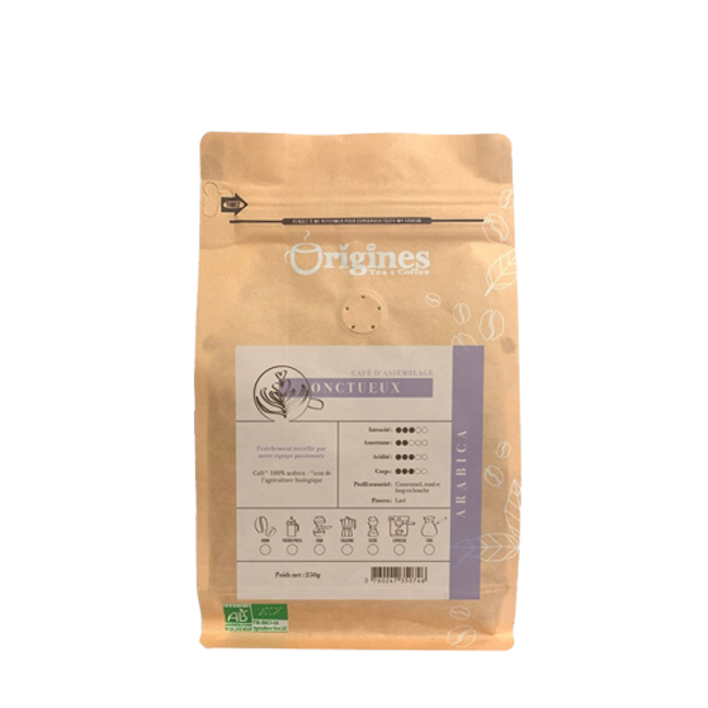 Café en grains - L'Onctueux - 250g by Sensaterra x Origines Tea&Coffee France